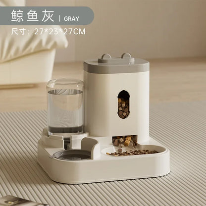 Automatic Feeder With Water Fountain