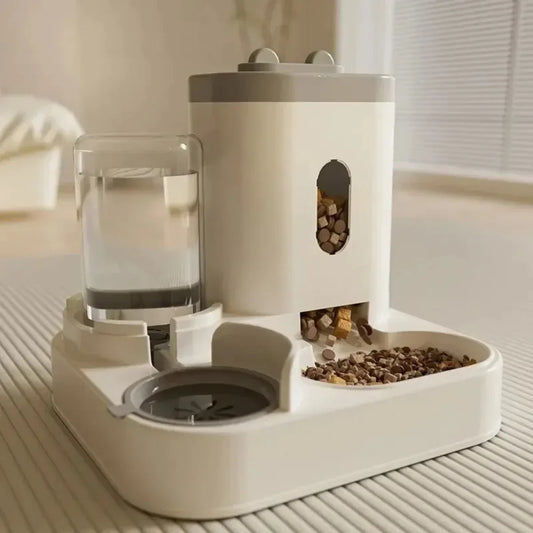 Automatic Feeder With Water Fountain