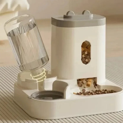 Automatic Feeder With Water Fountain