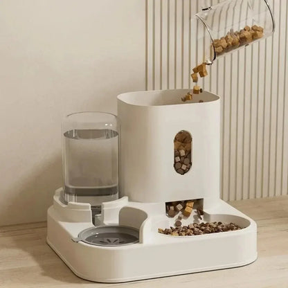 Automatic Feeder With Water Fountain